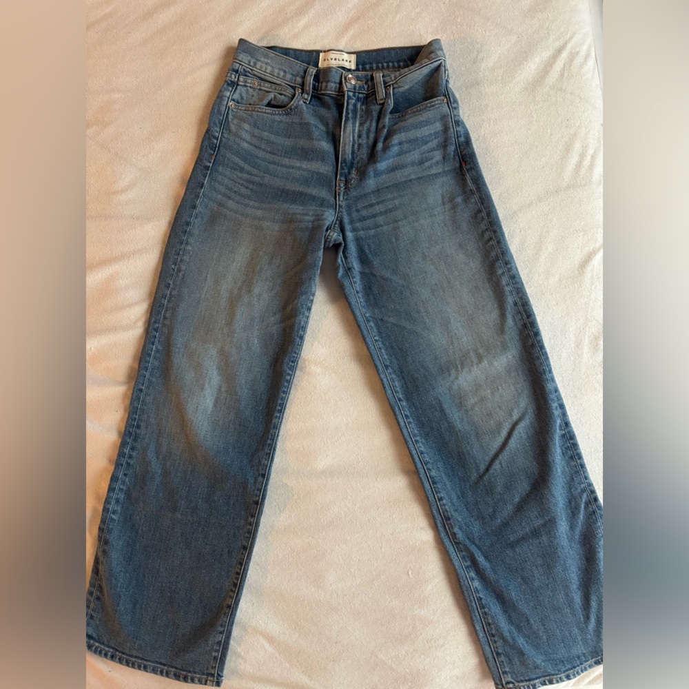 Slvrlake Premium Denim Lou Lou  cropped mid rise slim jeans